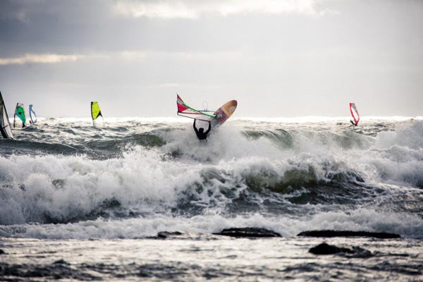 Wavesailing in Sweden